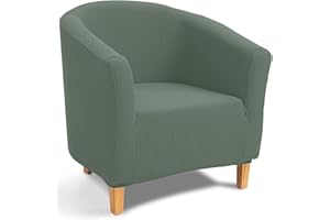 ‎TIANSHU TIANSHU Sesselschoner Elastisch Sesselüberwurf, Modern Club Chair Stretch Sesselhusse, Universal Sofabezug für Einzelsofa, Bezug für Clubsessel (Cyan)