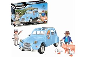 Playmobil 70640 Citroën 2CV - Classic Cars - Automobile française à Collectionner - Modèle Unique et Vintage - Voiture de Collection - Dès 5 Ans