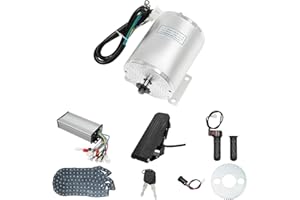 ZOOBOTANICA 72V 3000W Elektromotor,Elektrischer Bürstenloser Motor Kit mit Controller und Fußbeschleuniger, für Elektroroller,E-Scooter, Dirt Bikes, Go-Karts,E-Fahrradmotor Go Kart Umrüstsatz