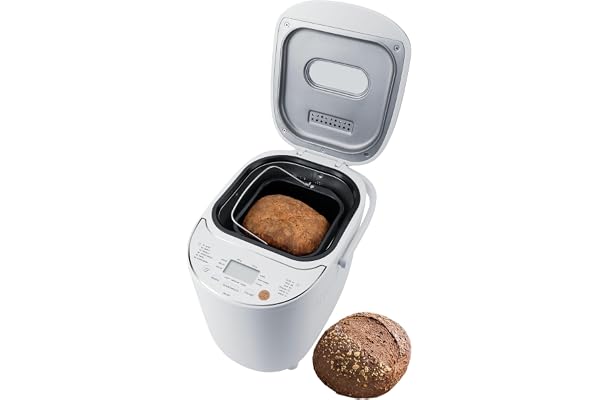 Steba BM 3 Brödmaskin, 12 automatiska program, brödvikt (500, 750 g), bakningsgrad (klar, medium, mörk), justerbar, 540 W