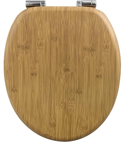 Abattant WC MDF effet bois Strata chêne – Charnières métal