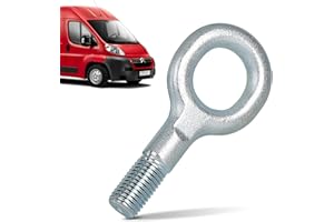 efuturetime Hak holowniczy 1348135080, 107 mm, oczko holownicze, kompatybilne z FIAT Ducato, Citroen Relay, Peugeot Boxer