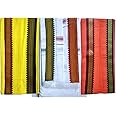 Gamcha Pure Cotton Towel Gamosa of Bengal Super Soft for Men Women Baby - Set of 3 (Multicolor)