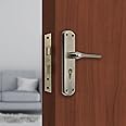 Godrej Mortise Lock I Handle Set 1CK EM02 I Antique Brass Finish I 6-Lever Lock I 3 Keys I Double Throw I 5" Handle I Left/Right Handed Door Operation I 5 Yeras Warranty