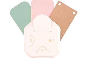 Vaessen Creative Perforatrice angolare 3 in 1, 5/10 mm, Ø 4 mm, per realizzare biglietti, biglietti, inviti e album di ritagli, forniture per lavori artigianali