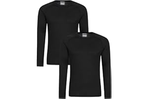 Mountain Warehouse Talus Mens Thermal Baselayer Top - Quick Drying Jumper, Easy Care, Long Sleeves, Sweater, Breathable, Lightweight & High Wicking