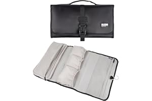 KEESIN Dyson Airwrap Styler Tragbare Reisetasche, Organizer für Dyson Airstraight, Dyson Haartrockner und Dyson Zubehör (Schwarz)