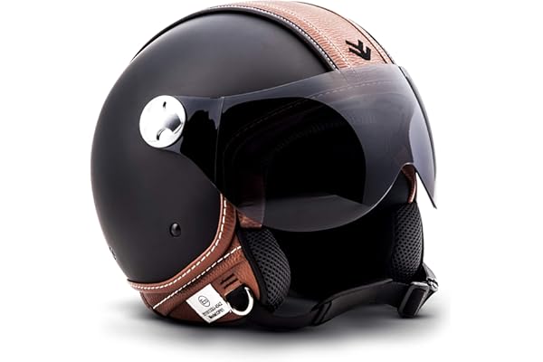 ARMOR Helmets AV-84 Casco Moto Demi Jet