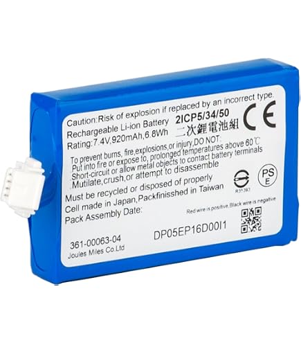 Vhbw Batteria Al Litio Polimeri Per Navigatori Becker – BE B20, B10, Active.5 – 1250mAh, 3,7V - 4