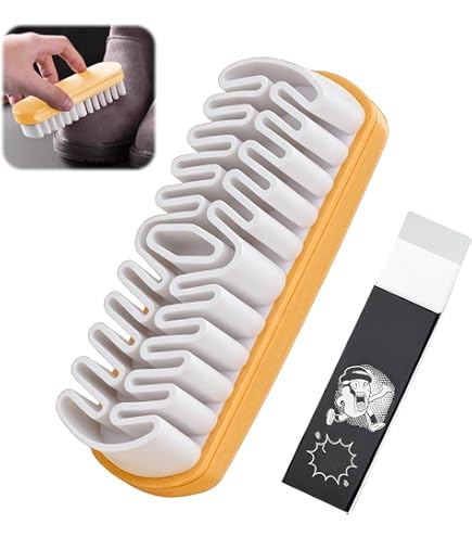 Suede Cleaner Spazzola Camoscio Scarpe, Set Di 2 Spazzole Per Scarpe In Camoscio Con Gomma Di Pulizia, Spazzola Per Pulire Scarpe In Camoscio Per Pulizia Proteggere Tutte Le Pelle, Camoscio