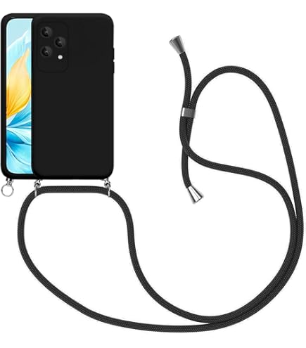 Custodia Con Cordino Per Honor 200 Smart - Trasparente, Antiscivolo, Antiurto, Verde - Foto 7