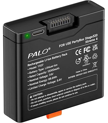 CITYORK Batterie de rechange 7,4 V/10800 mAh pour haut-parleur CITYORK Batterie de rechange 7,4 V/10800 mAh pour haut-parleur