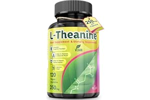 NGU NEXT GEN U Next Gen U L-Theanine Food Supplement 250 mg Capsules, Caffeine Free Supplements to Support Anxiety, Stress, Sleep, Derived Naturally from Green Tea