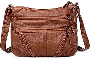 FANDARE Moda Bolso Bandolera Mujer Bolso Movil Mujer Bolso de Hombro Bolso de mano de mujer Cruzado de Cuero PU Bolso de mensajero Bolso Movil Crossbody Bag