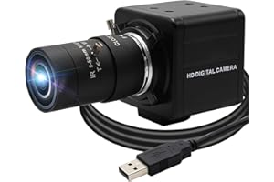 Svpro Cámara web 4K con objetivo de zoom, cámara de vídeo Ultra HD con sensor CMOS, zoom óptico 10X, cámara web de 8 MP, USB 30 fps, para ordenador portátil, ordenador de sobremesa, Android, Mac OS