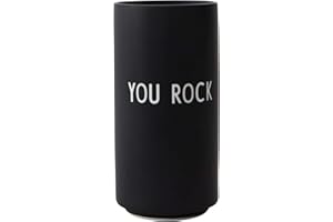 ‎DESIGN LETTERS Design Letters Lieblings vase You Rock | Geschenke für sie, ihn, Frauen, männer | skandinavische deko vase für Wohnzimmer, büro deko| Wohnungsdeko für frische Blumen, trockenblumenstrauß