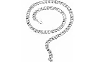 Brado Jewellery Silver Plated Stainless Steel Chain For Boys and Man