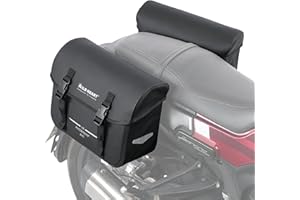 ‎WILD HEART WILD HEART Motorradsatteltaschen wasserdichte Tasche Retro Tail Bag 20L(10L*2) für Sportster Softtail Dyna Road King kein Regenschutz notwendig