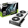 Gigabyte GeForce RTX 4060 Ti EAGLE OC ICE 8G Graphics Card - 8GB GDDR6, 128bit, PCI-E 4.0, 2550MHz Core Clock, 2 x DisplayPort 1.4a, 2 x HDMI 2.1a, NVIDIA DLSS 3, GV-N406TEAGLEOC ICE-8GD