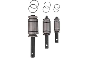 SIXTOL TAILPIPE 3 tubi di scarico Ø 30 – 85 mm, 3 pezzi | acciaio al carbonio/gomma nitrilica | separatore per tubi | set di prolunga per tubi di scarico