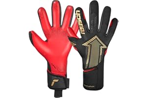 Reusch Fastgrip Gold X GluePrint Gants de Gardien de But antidérapants pour Adultes, Hommes et Femmes, adaptés à Toutes Les Conditions météorologiques et Surfaces de Terrain de Jeu