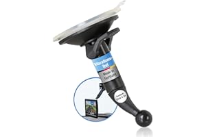 Wicked Chili Support pour Voiture Compatible avec Le Support Tomtom Click & Go/EasyPort Start 40, 50, 60 / Go 40, 50, 51, 60, 61, 500, 510, 600, 610, 5000, 5100, 6000, 6100 - Made in Germany