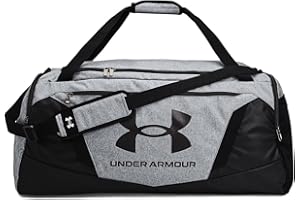 Under Armour Uomo Borsa Da Viaggio Media Undeniable Da 58 Litri, Pitch Gray Medium Heather/Black