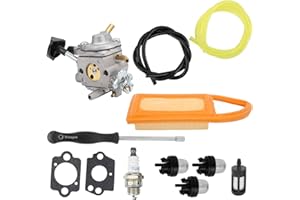 EUJGOOV Kit de Carburador Carburador de Aleación de Aluminio Tubo de Aceite Filtro de Aire Juego de Filtros de Humos Apto para Stihl BR500 BR550 BR600 Mochila Soplador de Hojas