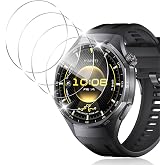 Yenwen 4 Pieces Screen Protector for Huawei Watch GT6 Pro 46 mm, 9H Hardness Tempered Glass Film for Huawei GT 6 Pro 46 mm, A
