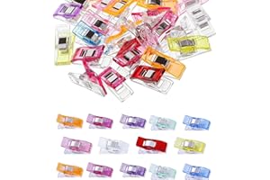 GoXydrac Quilting Clip 50 Pcs,Clip Per Cucire,Mollette Per Stoffa,Cucire Morsetti Per Cucito,Accessori Per Macchina Da Cucire,Clip Multiuso