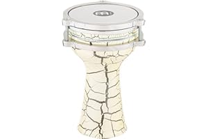 Meinl Percussion Mini Series Darbuka - Mini Handdrum - With Synthetic Head - Diameter 4.25 Inches - Aluminum, Multicoloured (HE-053)