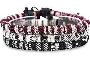 Made by Nami Tobilleras Surferas Mujer y Hombre - Tobillera Fina Estilo Boho Hippie - Accesorios Festivales y Playa - Hechos a Mano - Resistente al Agua y Ajustable (Juego de 3# 3)