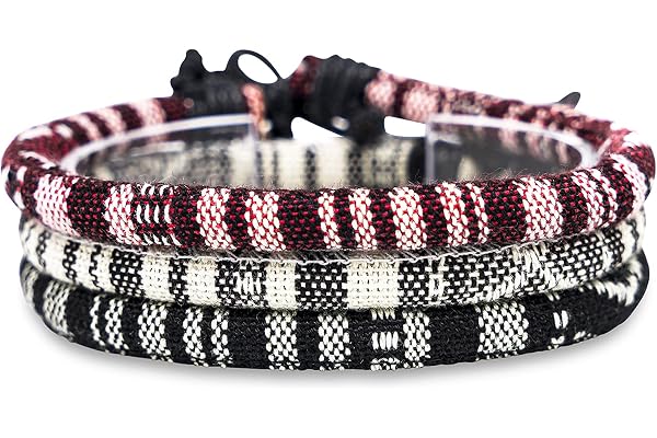 Made by Nami Bracelet de Cheville Surfer - Hommes et Femmes - Fabriqués à la Main - Boho Hippie Accessoires de Plage et Festival - 100% Coton écologique, Imperméable et Ajustable