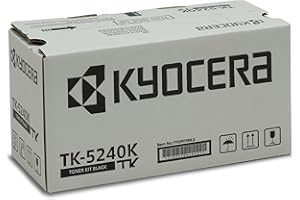 Kyocera TK-5240K Toner Drucker Schwarz, Original Tonerkartusche 1T02R70NL0. Drucker Toner kompatibel für ECOSYS M5526cdn, ECOSYS M5526cdw, ECOSYS P5026cdn, ECOSYS P5026cdw