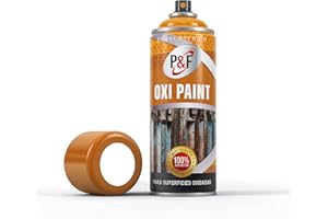 AEROSOLES P&F ESMALTE DIRECTO SOBRE ÓXIDO EN SPRAY - Pintura antioxidante - Esmalte antioxidante para metales sin necesidad de imprimación - pintura para metales 3 en 1 ANTIOXIDO IMPRIMACION Y COLOR