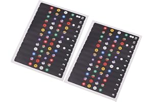 Astibym Ukulele Note Sticker, Ukulele PVC Fretboard Stickers Facile à maîtriser Remplacement adhésif Durable Non Dommages pour l'enseignement pour Les débutants, accessoires de jeu