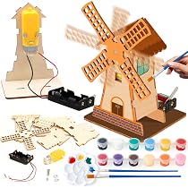 Puzzle 3D En Bois - Moulin à Vent Hollandais à Assembler Sans Colle - Contreplaqué De Tilleul 3 Mm - Kit De Construction Adulte, Idée Cadeau DIY - 7
