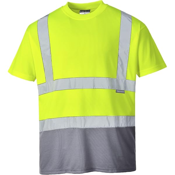 T-shirt De Travail Haute Visibilité Traega - Manches Courtes - Jaune - Taille M - Sécurité Chantier