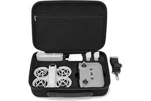 SOBEAU Sac de Rangement pour DJI Neo, Sacoche de Transport, Rigide Étui de Voyage pour DJI Neo, Radiocommande RC-N3 et Accessoires, Noir