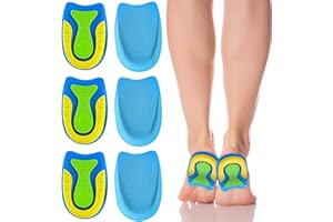 ZYKORT 3 Paires Talonnettes en Gel de Silicone, Talonnette Epine Calcaneenne Gel Grandissante Orthopédique (Taille S), Epine Calcaneenne, Tendinite dans vos Chaussures