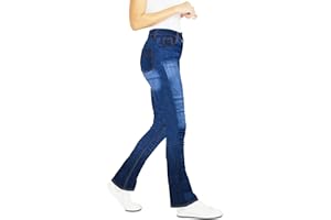 BIKERS GEAR AUSTRALIA PHILLIP ISLAND BG BGA Pantalon de moto de protection pour femme – Bikers Gear Australia Bootcut Pantalon de moto pour femme Kevlar Jeans Renforcé Sécurité au niveau des hanches et des genoux