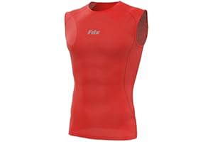 FDX Cool Mesh Base Layer Sleeveless - Men, Women Summer Cycling Vest - Ultralight, Breathable, Anti-Odour Bicycle Unisex Skins Tops - Under Shirts for Running, Gym, Workout Training