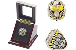 HYKJSHED 2023 Fantasy Football Ring Championship Ring Heavy FFL Champions Rings Souvenir Männer Vater Alumni Freund Rugby Fans