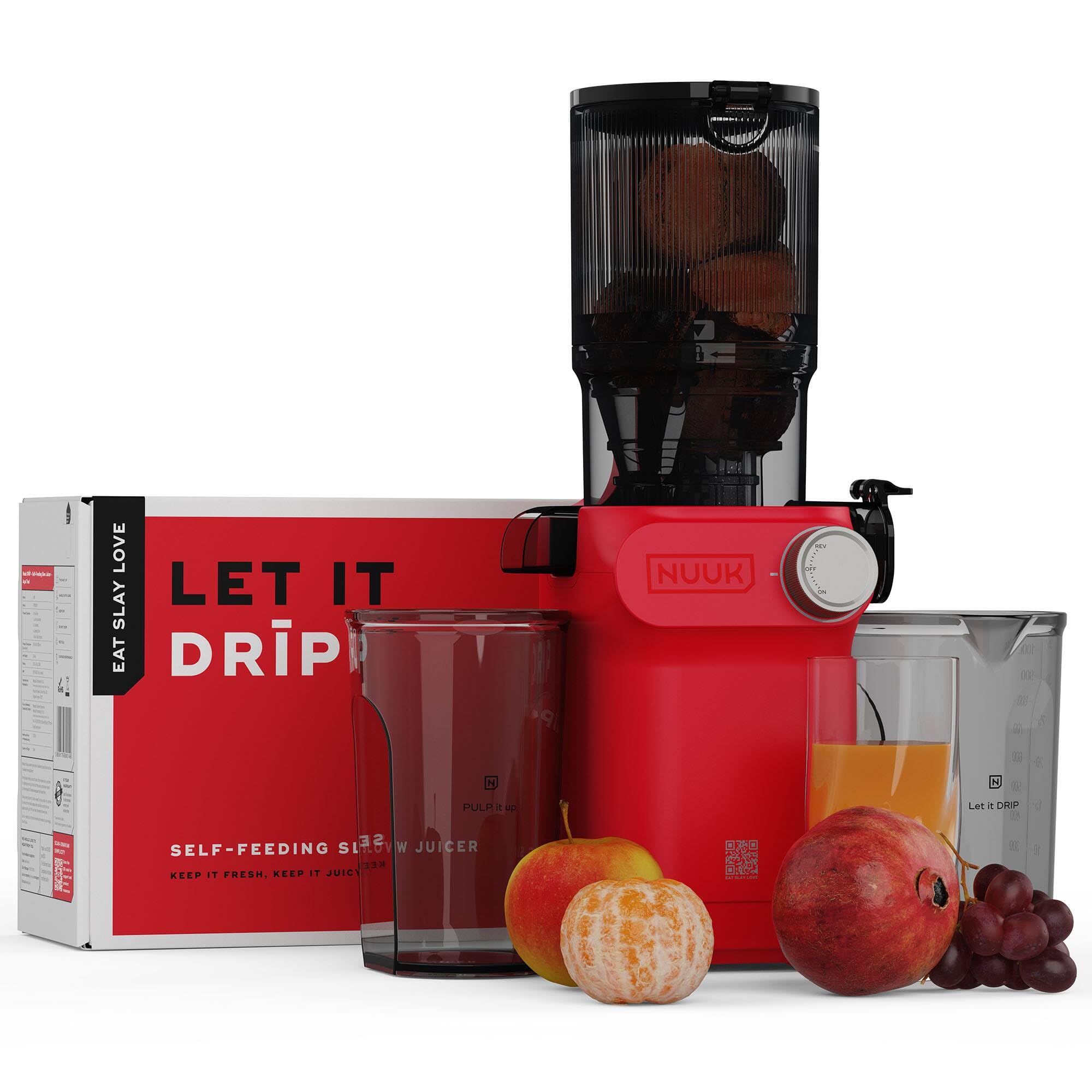 Review of NUUK DRIP Self-Feeding Cold Press Juicer for Maximum Nutrients