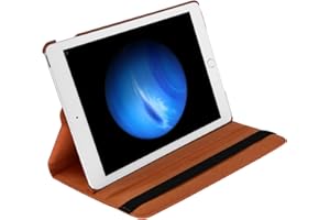 ‎PHONENATIC PhoneNatic Kunst-Lederhülle kompatibel mit Apple iPad Pro 12.9 (2017) - 360° orange + 2 Schutzfolien