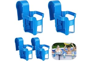 gotyou 4 Pièces Porte Gobelet Piscine,Multifonctionnel Porte Gobelet Au Bord De La Piscine,Multifonctionnel Porte Gobelet Au Bord De La Piscine,Porte Gobelet Détachable Piscine