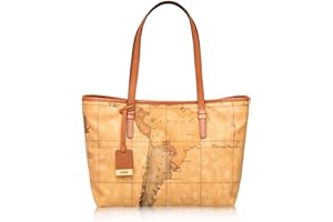 ALVIERO MARTINI 1A CLASSE Alviero Martini Borsa Shopper Donna Media Geo Classic Naturale 1P*D004 6000 Ecopelle