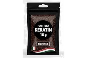 HairPro Extension Italian Cheratina per Estensioni dei Capelli - Marrone #2.3 - Per Estensioni dei Capelli e Estensioni di Fusione Tipo I-Tip (10 gram)