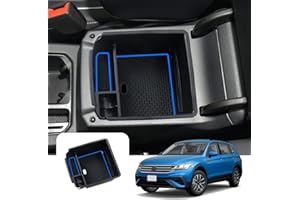 ‎LFOTPP LFOTPP Kompatibel mit Seat Tarraco/V W Ti-guan 2 MK2 SWB LWB Mittelkonsole Armlehne Organizer Aufbewahrungsbox Zubehör, Ti-guan Handschuhfach Aufbewahrung Tray (Blau)