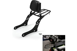 Topteng Sissy Bar Schienale con Bagagli Rack Adatto per Kawasaki Vulcan S 650 VN650 2015-2020